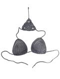 gris grey bikini de crochet hecho a mano España artesanal calidad precio rebajas mar piscina fácil lavado swimwear trae baño summer cotton algodón swimsuit quality made in Spain e-shop online sales colors