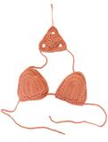 salmon bikini de crochet hecho a mano España artesanal calidad precio rebajas mar piscina fácil lavado swimwear trae baño summer cotton algodón swimsuit quality made in Spain e-shop online sales colors